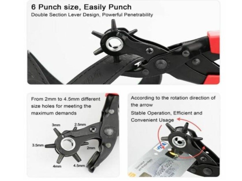 Eland Online Store Handy Tool Leather Hole Punch Tool Belt Saddle