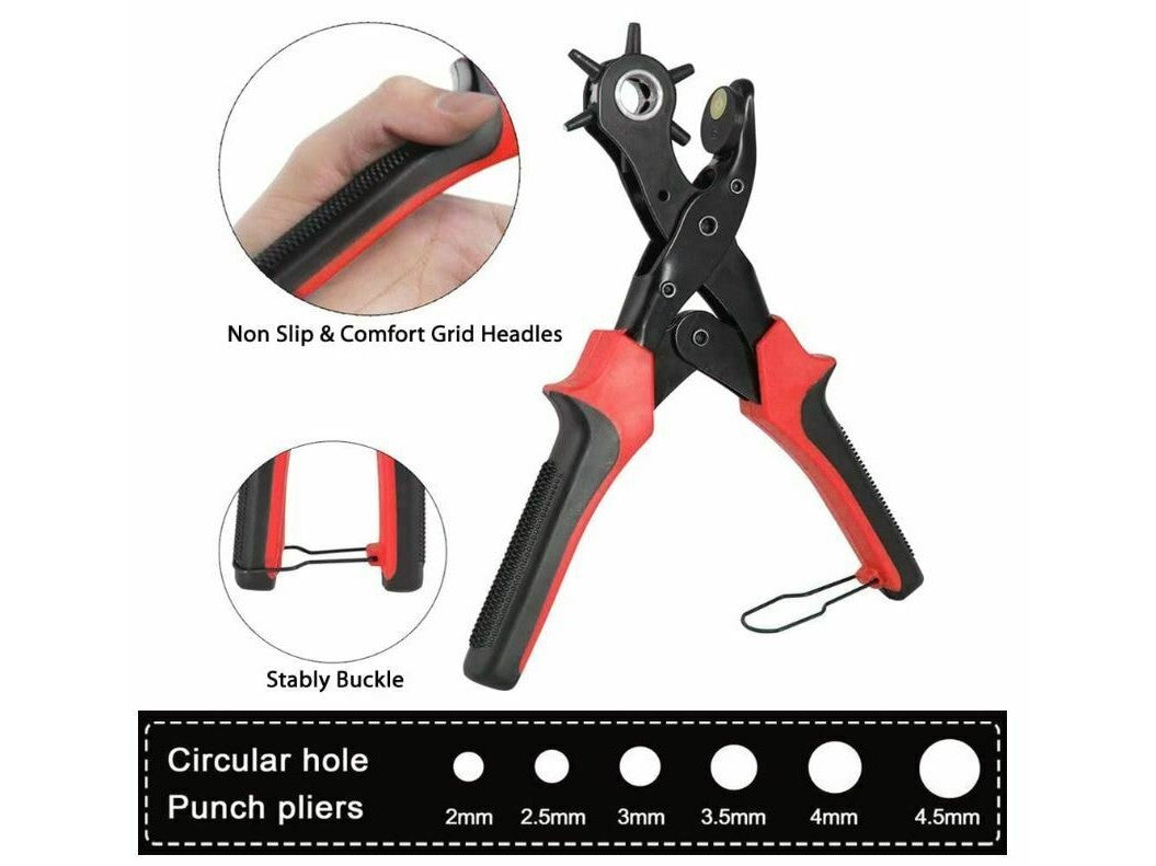 Hole Puncher, Belt Hole Puncher for Leather, Watch Bands, Straps, Dog  Collars, Saddles, Shoes, Fabric, DIY