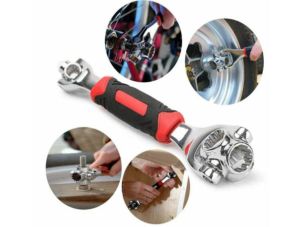 G & J 48 in 1 Universal 360 Degree Rotating Head Handle Socket Wrench Tool