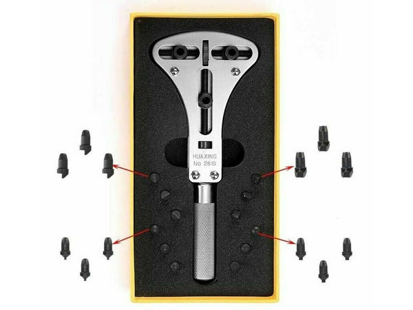 G & J Extra Large 0.6"-2.04" 15 mm-55mm Watch Back Case Remover Opener Wrench