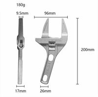 G & J Large Wrench Adjustable Opening Hand Tool for Bathroom Kitchen Sink Tube Nut