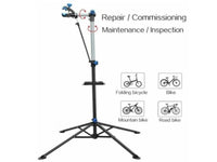 Bicycle Repair Workshop Stand Foldable Maintenance Rack Adjustable Extensible